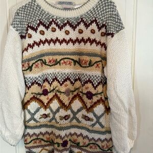 Vintage hand knitted sweater